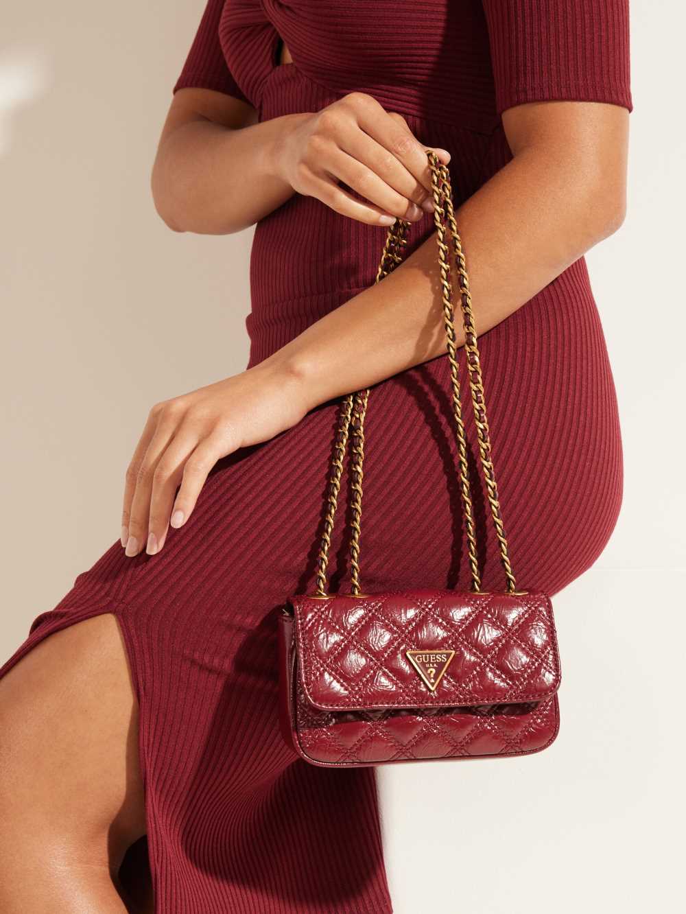 Guess Crossbody Kabelka SK Cessily Quilted Mini Convertible